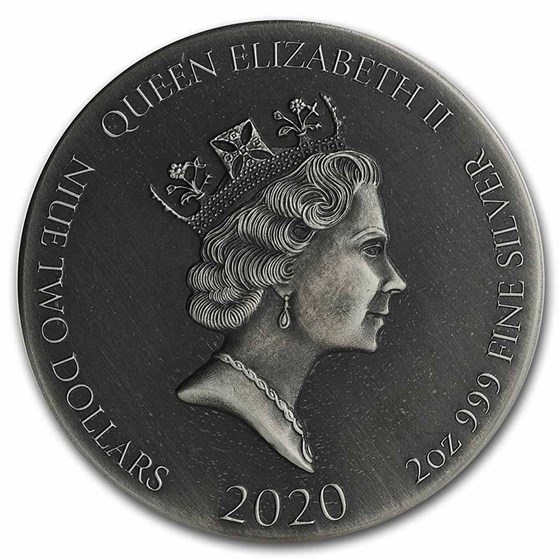 2020 2 oz Silver Coin Biblical Series (Destruction of Leviathan) 2020 2 oz Silver Coin Biblical Series (Destruction of Leviathan)
