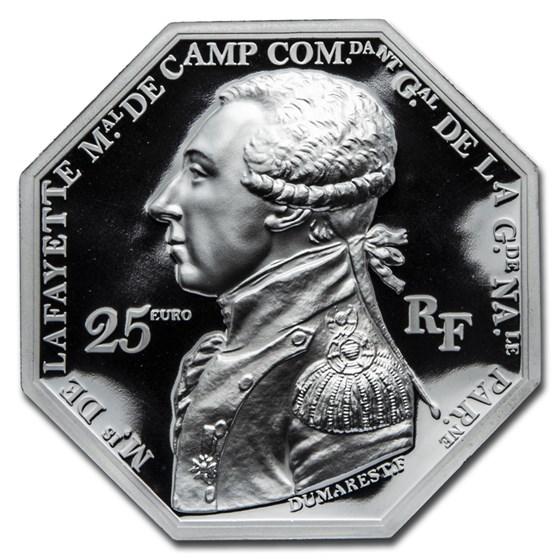 2020 2 oz Silver Great Dates of Humanity (Lafayette in Boston) 2020 2 oz Silver Great Dates of Humanity (Lafayette in Boston)