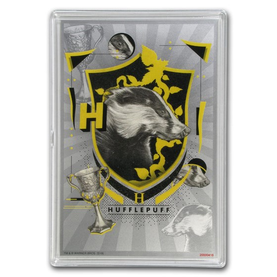 2020 5 gram Silver $1 Note Harry Potter House Banners: Hufflepuff