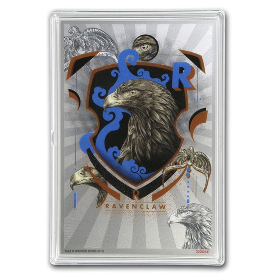 2020 5 gram Silver $1 Note Harry Potter House Banners: Ravenclaw 2020 5 gram Silver $1 Note Harry Potter House Banners: Ravenclaw