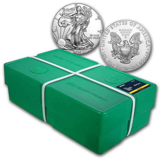 2020 500-Coin Silver Eagle Monster Box (MD Premier + PCGS FS) 2020 500-Coin Silver Eagle Monster Box (MD Premier + PCGS FS)