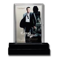 2020 5g Silver James Bond 007 Movie Poster Foil Casino Royale