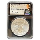 2020 American Silver Eagle MS-70 NGC (Black Core, Edmund C. Moy)