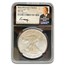 2020 American Silver Eagle MS-70 NGC (Black Core, Edmund C. Moy)