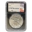 2020 American Silver Eagle MS-70 NGC (Black Core, Mercanti)