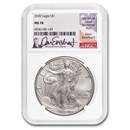 2020 American Silver Eagle MS-70 NGC (Everhart)