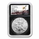 2020 American Silver Eagle MS-70 NGC (Random Label/Core, FDI)