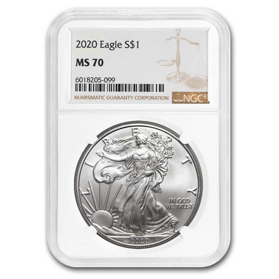 2020 American Silver Eagle MS-70 NGC 2020 American Silver Eagle MS-70 NGC