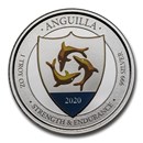 2020 Anguilla Coat of Arms 1 oz Silver (Colorized)