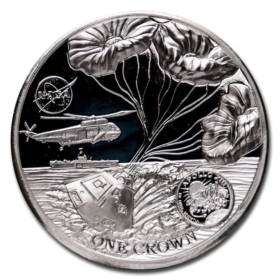 Apollo Mission Coin Collection Buy 2020 ASC 2 oz Silver Proof 50th Anniversary of Apollo 13 | APMEX