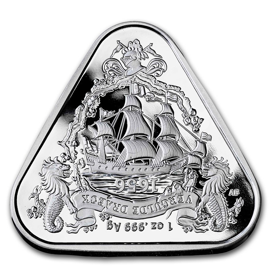 Buy 2020 AUS 1 oz Silver 1 Vergulde Draeck Shipwreck (Gilt Dragon) APMEX