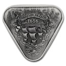 2020 AUS 1 oz Silver Vergulde Draeck Shipwreck Antiqued
