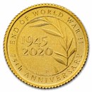 2020 Australia 1/2 gram Gold End of WWII Proof (Coin Only)
