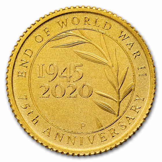 2020 Australia 1/2 gram Gold End of WWII Proof (Coin Only)