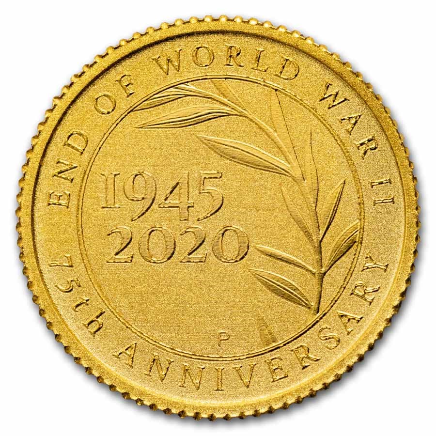 2020 Australia 1/2 gram Gold End of WWII Proof (Coin Only)