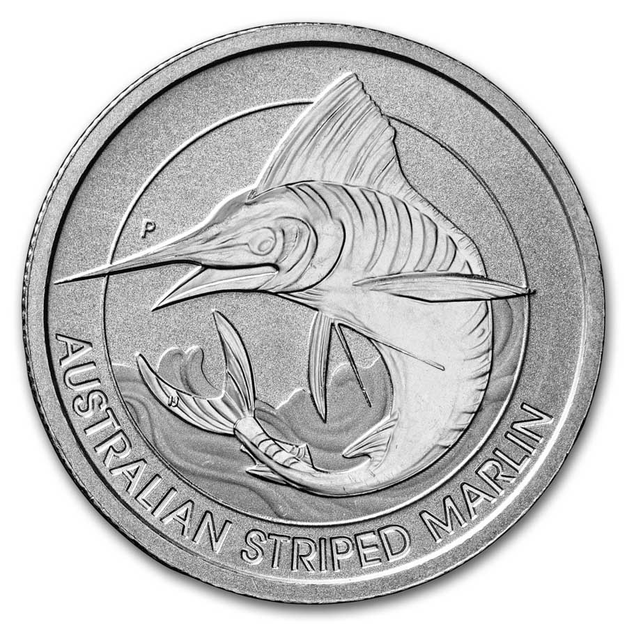 2020 Australia 1/3 oz Platinum Striped Marlin BU