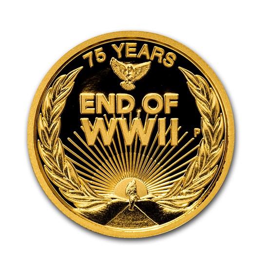 2020 Australia 1/4 oz Gold End of WWII 75th Anniversary Proof 2020 Australia 1/4 oz Gold End of WWII 75th Anniversary Proof