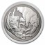 2020 Australia 1 Kilo Silver Bull and Bear Coin BU