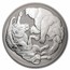 2020 Australia 1 Kilo Silver Bull and Bear Coin BU