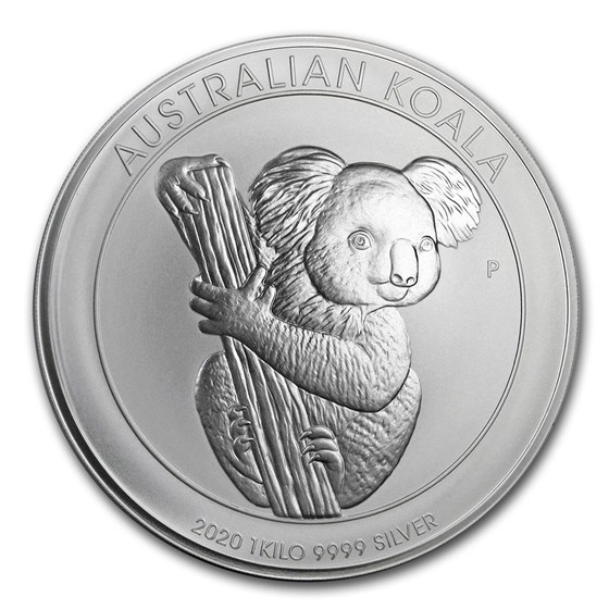 2020 Australia 1 kilo Silver Koala BU 2020 Australia 1 kilo Silver Koala BU