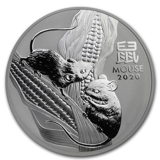 2020 Australia 1 kilo Silver Lunar Mouse BU (Series III) 2020 Australia 1 kilo Silver Lunar Mouse BU (Series III)