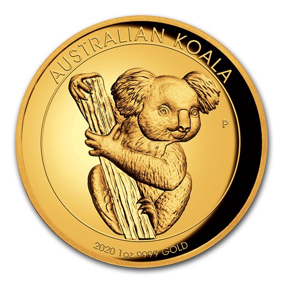 2020 Australia 1 oz Gold Koala Proof (High Relief, Box & COA) 2020 Australia 1 oz Gold Koala Proof (High Relief, Box & COA)