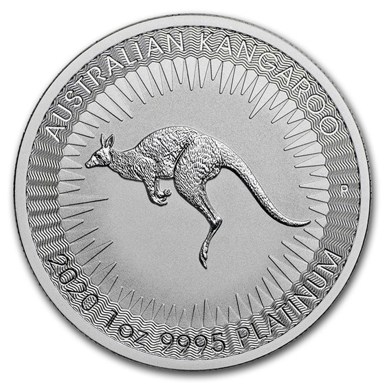 2020 Australia 1 oz Platinum Kangaroo BU
