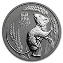 2020 Australia 1 oz Platinum Lunar Mouse BU (Series III)