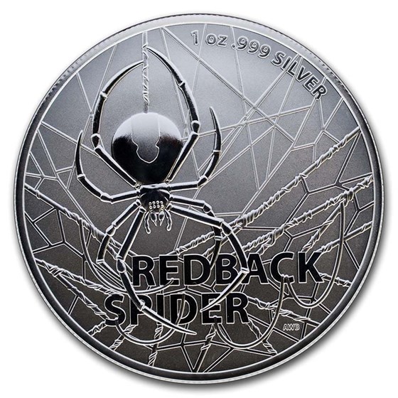2020 Australia 1 oz Silver $1 Redback Spider BU