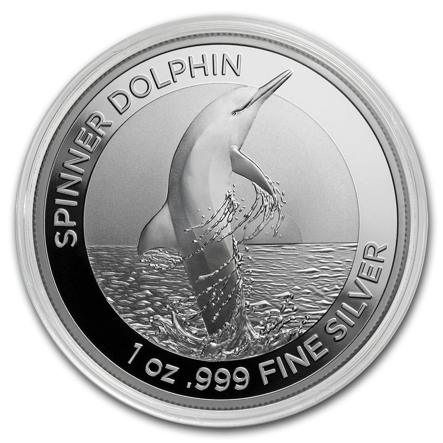 Buy 2020 Australia 1 oz Silver $1 Spinner Dolphin BU | APMEX