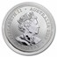 2020 Australia 1 oz Silver $1 Sumatran Tiger (Abrasions)
