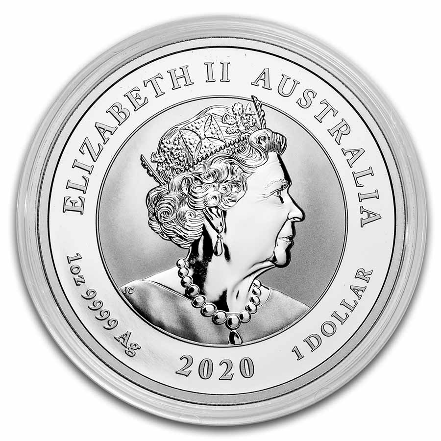 未流通品　2020年　オーストラリア　ブル＆ベア　1オンスか銀貨　1oz 銀貨 2020 Australia 1 oz Silver Bull and Bear Coin BU | eBay