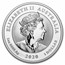 2020 Australia 1 oz Silver Bull and Bear Coin BU