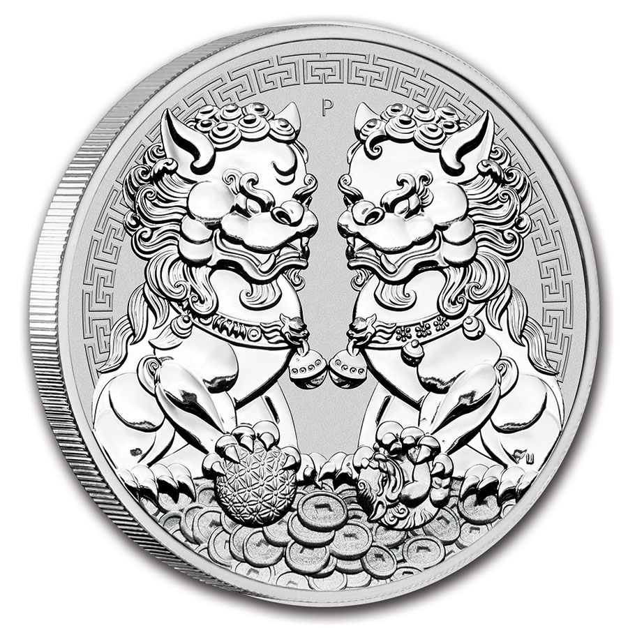 2020年 オーストラリア 「ダブル 貔貅 」１オンス銀貨 Buy 2020 Australia 1 oz Silver Double Pixiu BU | APMEX