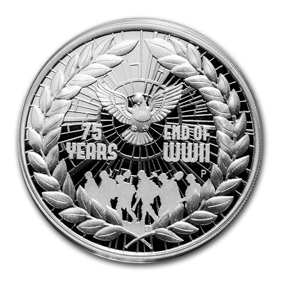 2020 Australia 1 oz Silver End of WWII 75th Anniversary Proof 2020 Australia 1 oz Silver End of WWII 75th Anniversary Proof