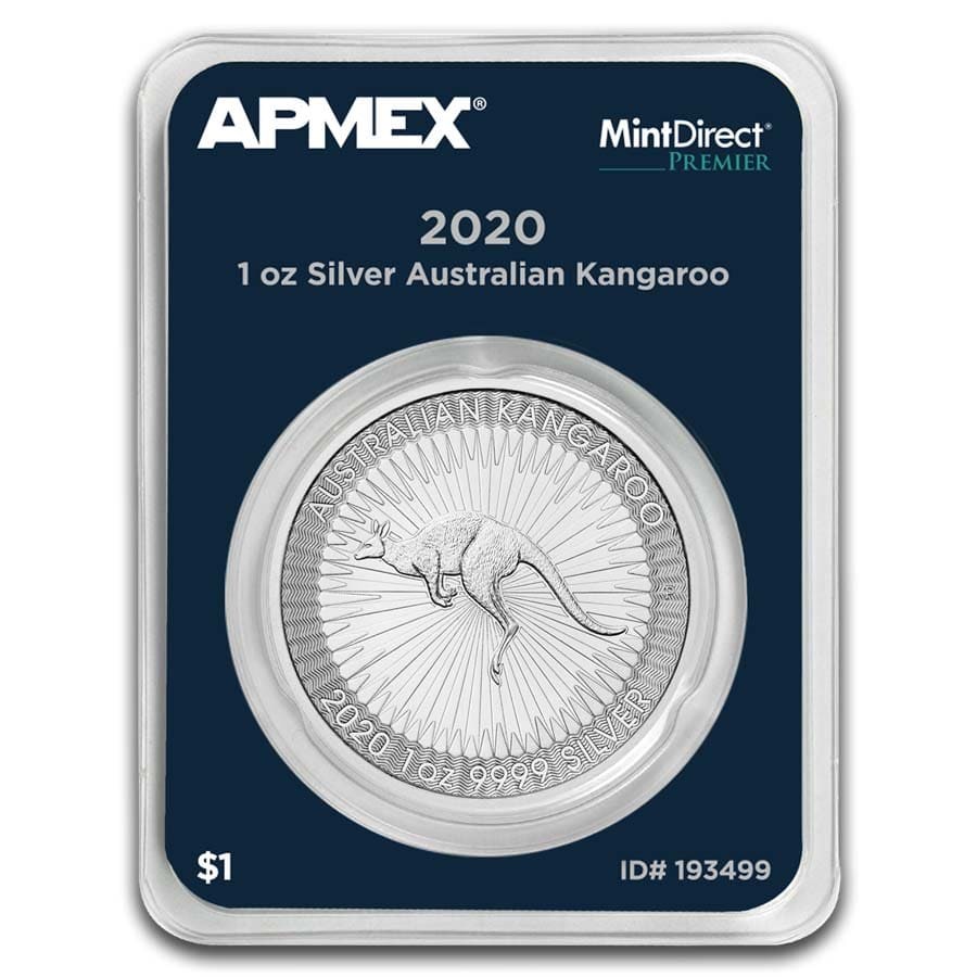 2020 Australia 1 oz Silver Kangaroo (MintDirect® Premier)