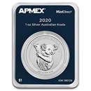 2020 Australia 1 oz Silver Koala (MintDirect® Single) 2020 Australia 1 oz Silver Koala (MintDirect® Single)