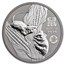 2020 Australia 1 oz Silver Lunar Mouse BU (Dragon Privy)