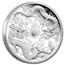 2020 Australia 1 oz Silver Proof Double Dragon