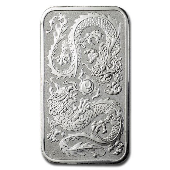 2020 Australia 1 oz Silver Rectangular Dragon BU 2020 Australia 1 oz Silver Rectangular Dragon BU