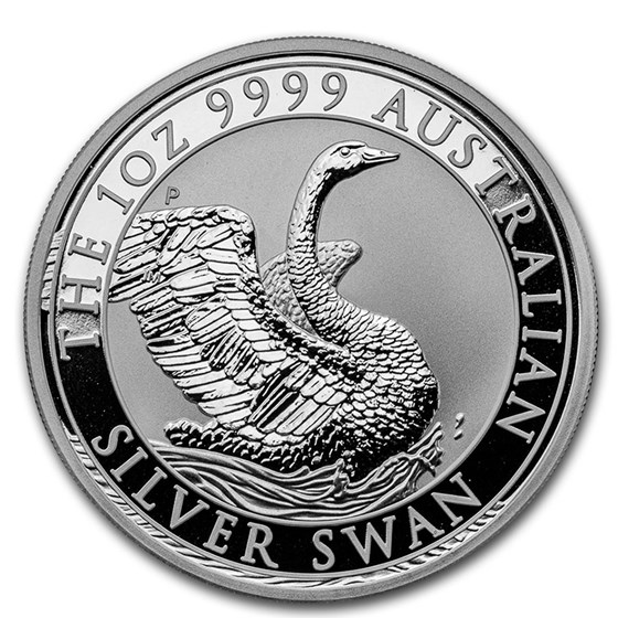 2020 Australia 1 oz Silver Swan BU