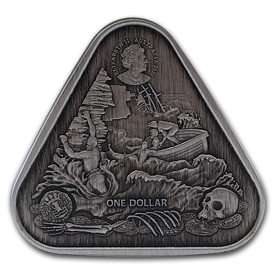 オーストラリア鉱山記念 Buy 2020 Australia 1 oz Silver Zuytdorp Shipwreck Antiqued | APMEX