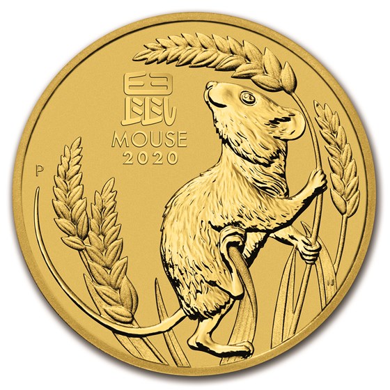 2020 Australia 10 oz Gold Lunar Mouse BU (Series 3) 2020 Australia 10 oz Gold Lunar Mouse BU (Series 3)