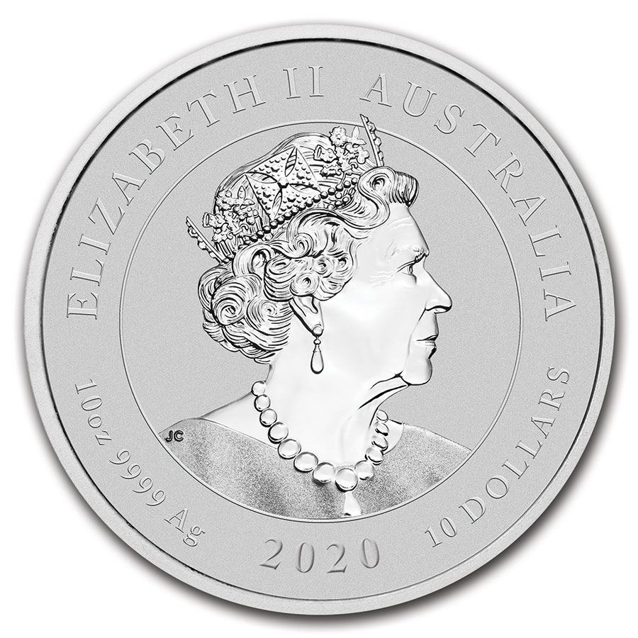 Buy 2020 Australia 10 oz Silver Dragon & Tiger MS-70 PCGS (FS) | APMEX
