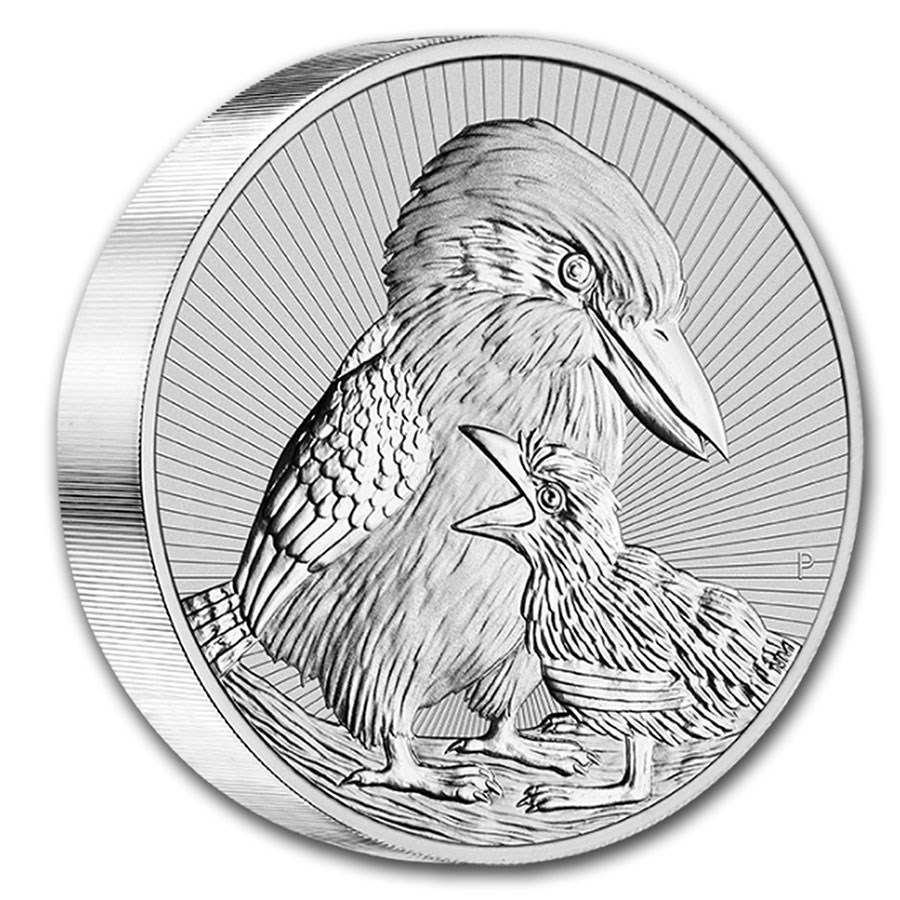 2020 Australia 10 oz Silver Kookaburra BU (Piedfort)