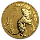 2020 Australia 2 oz Gold Lunar Mouse BU (Series 3)