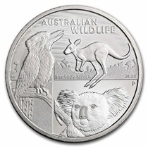 Buy 2020 Australia 2 oz Silver Australian Wildlife BU | APMEX Buy 2020 Australia 2 oz Silver Australian Wildlife BU | APMEX