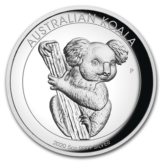 2020 Australia 5 oz Silver Koala Proof (High Relief, w/Box & COA) 2020 Australia 5 oz Silver Koala Proof (High Relief, w/Box & COA)