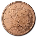 2020 Austria Copper €10 Knights' Tales (Fortitude)