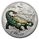 2020 Austria Cupro-Nickel €3 Colorful Supersaurs (Ankylosaurus)